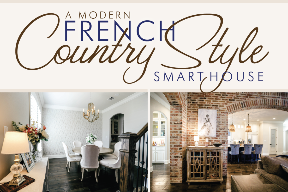 A MODERN FRENCH COUNTRY STYLE SMART HOUSE