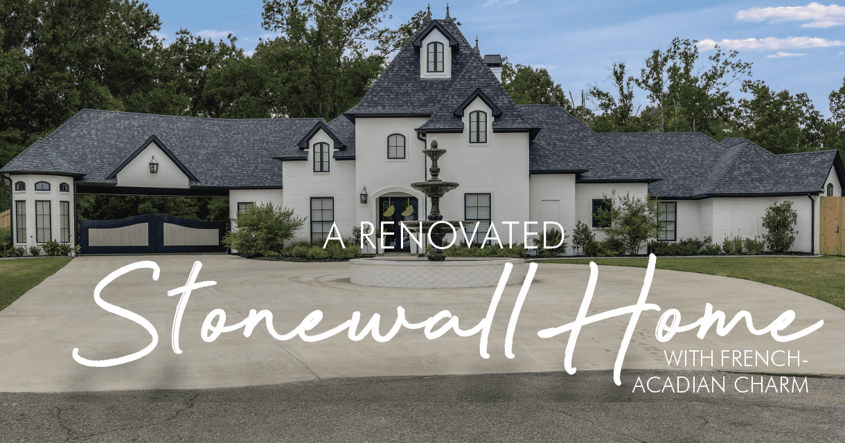 A Renovated Stonewall Home!