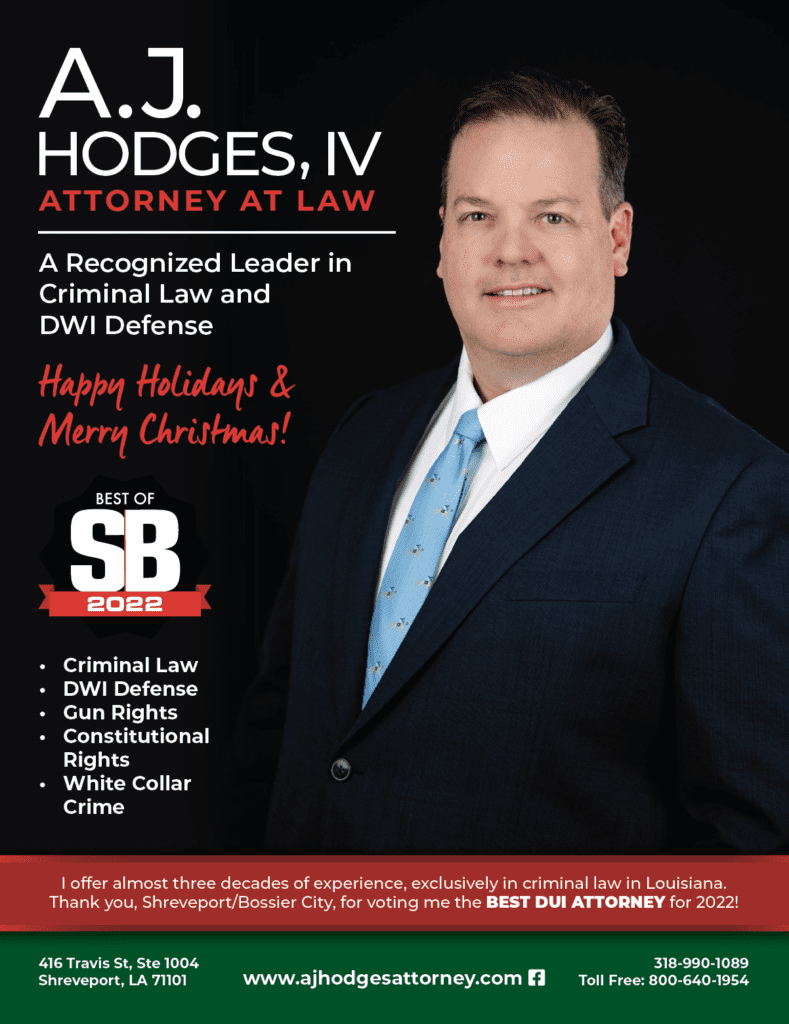 A.J. Hodges attorney at law. SB Magazine