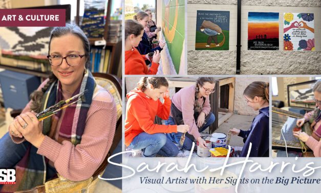 ART & CULTURE – Sarah Harris / Visual Artist with Her Sights on the Big Picture
