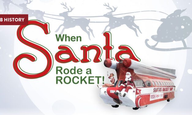 SB History , Santa Rode a Rocket!