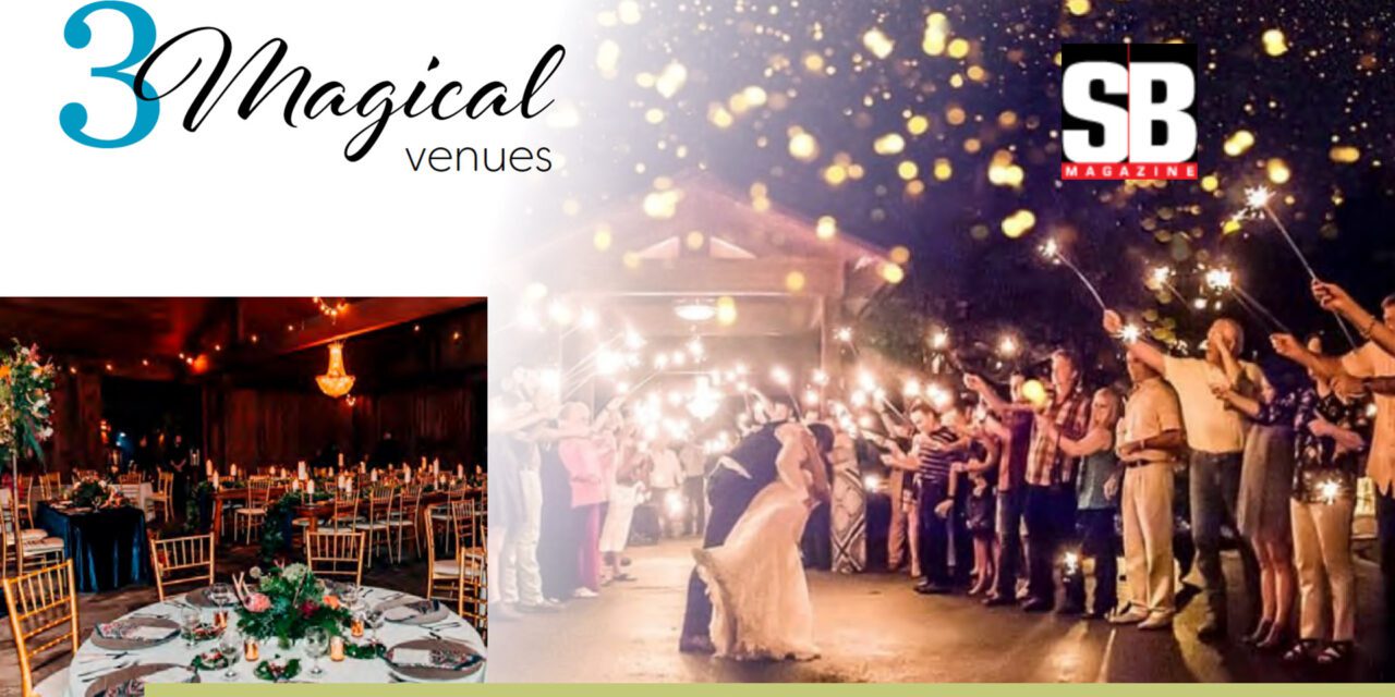 3 MAGICAL VENUES